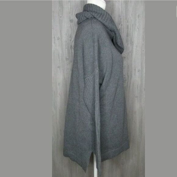 UGG Womens Cotton-Cashmere Tunic Cowl Neck SweateR - Picture 2 of 5